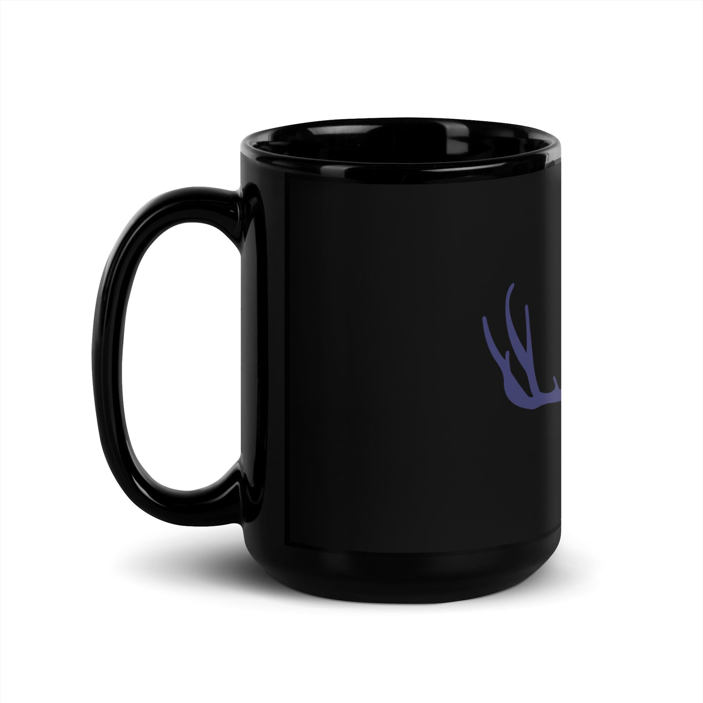 Black Glossy Mug my deer