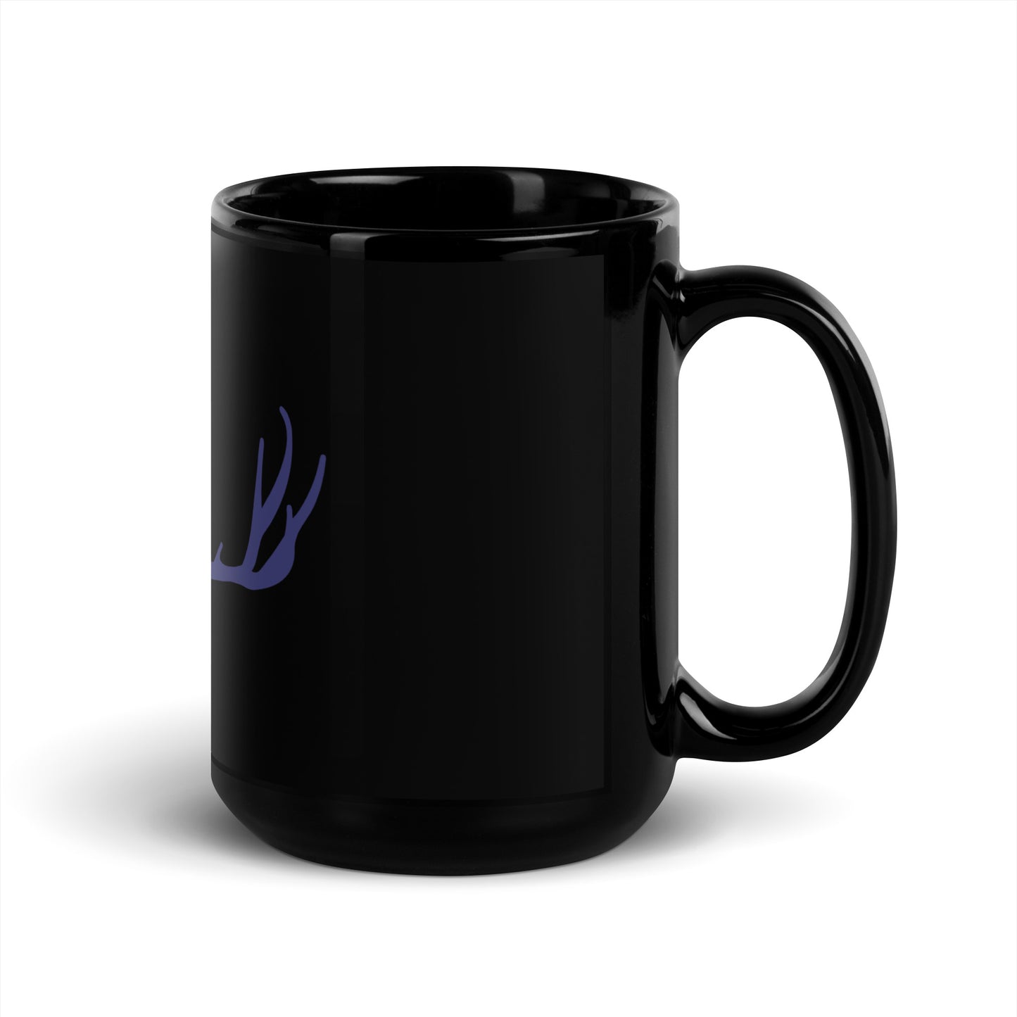 Black Glossy Mug my deer