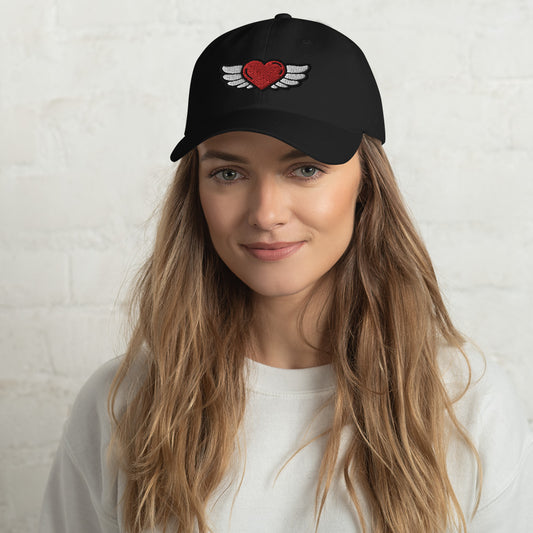 heart angel cap