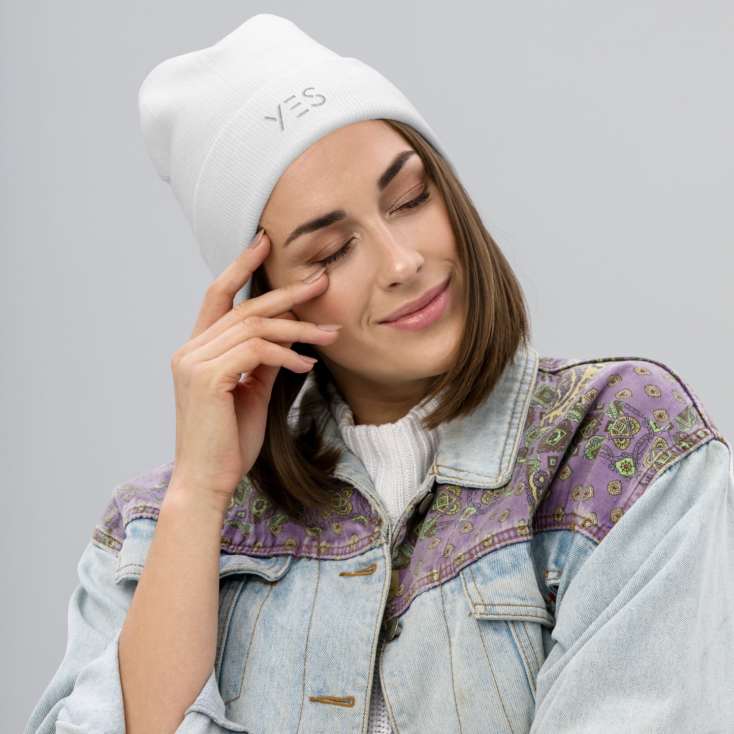 Embroidered Beanie